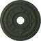 Ekena Millwork Baltimore PVC Medallion (Canopies up to 7 3/4"), 19"OD x 3 1/2"ID x 1"P, Satin Hunt Club Green CMP19BAGHC - alternate 1